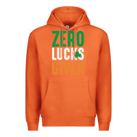 Carrot zero lucks given funny st patricks day joke quote lucky shamrock irela Premium Hoodie - linhVisuals