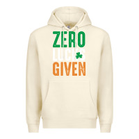 Sandshell zero lucks given funny st patricks day joke quote lucky shamrock irela Premium Hoodie - linhVisuals