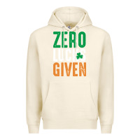 Tofu zero lucks given funny st patricks day joke quote lucky shamrock irela Premium Hoodie - linhVisuals