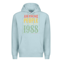 Blue Mist vintage 1988 awesome people are born in 1988 31st birthday gift for me Premium Hoodie - linhVisuals