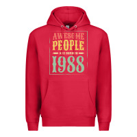Cardinal vintage 1988 awesome people are born in 1988 31st birthday gift for me Premium Hoodie - linhVisuals