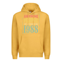 Mustard vintage 1988 awesome people are born in 1988 31st birthday gift for me Premium Hoodie - linhVisuals
