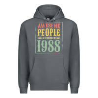 Rock vintage 1988 awesome people are born in 1988 31st birthday gift for me Premium Hoodie - linhVisuals