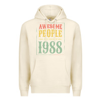 Tofu vintage 1988 awesome people are born in 1988 31st birthday gift for me Premium Hoodie - linhVisuals