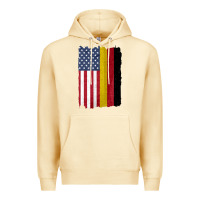 Pina Colada united states with germany flag mix us and german country flags Premium Hoodie - linhVisuals