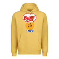 Antique Gold burger chef Premium Hoodie - linhVisuals