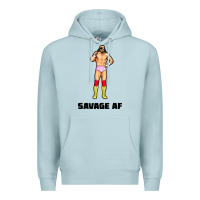 Blue Mist savage af Premium Hoodie - linhVisuals