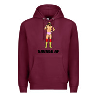 Burgundy savage af Premium Hoodie - linhVisuals