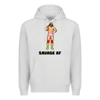 Dove Grey savage af Premium Hoodie - linhVisuals