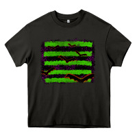 Asphalt halloween with bat backround Heavy Core Tee - RanaPortraitStore