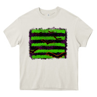 Cream halloween with bat backround Heavy Core Tee - RanaPortraitStore