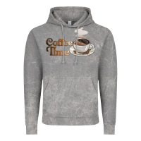 Cloud Rock coffee time Vintage Hoodie - BarkalooDesign