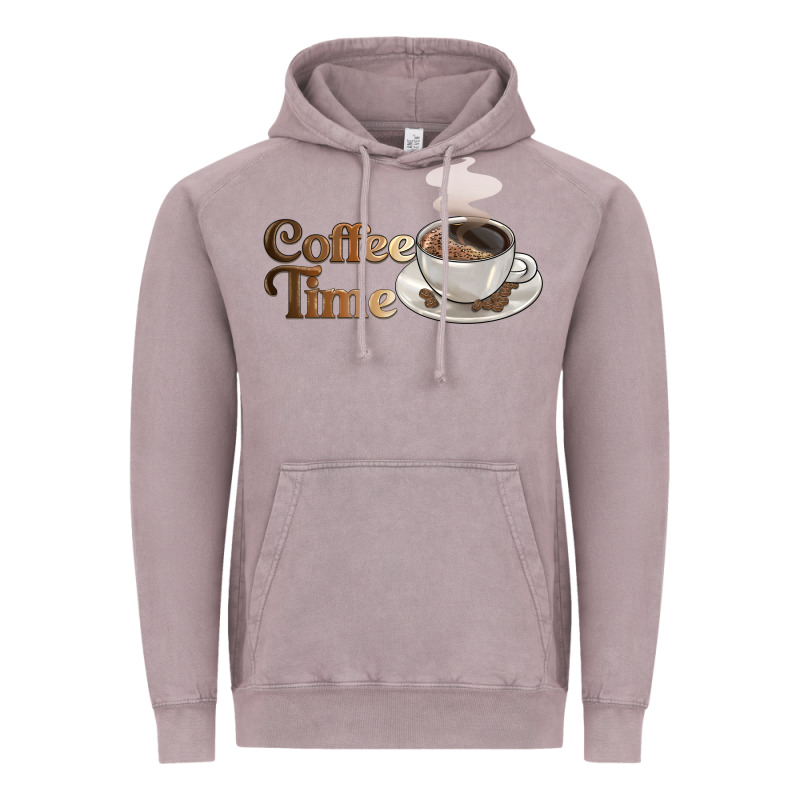 Coffee Time Vintage Hoodie by BarkalooDesign | Teevron