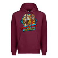 Burgundy chip and dale anime character Premium Hoodie - linhVisuals