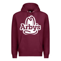 Burgundy fastfood restauran Premium Hoodie - linhVisuals