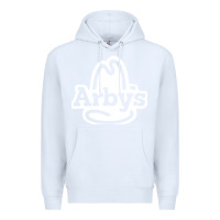 White fastfood restauran Premium Hoodie - linhVisuals
