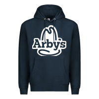 Navy fastfood restauran Premium Hoodie - linhVisuals