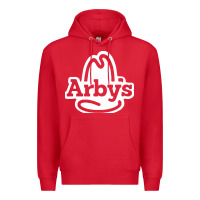 Red fastfood restauran Premium Hoodie - linhVisuals