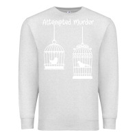 Oatmeal Heather Attempted Murder Premium Sweatshirt - Bettercallsaul