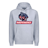 Heather Grey independence high school Premium Hoodie - linhVisuals