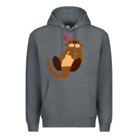 Rock otter Premium Hoodie - linhVisuals