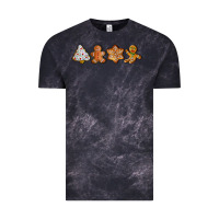 Cloud Black christmas cookies Vintage Tee - LillyAllenDesigns