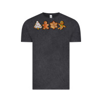 Vintage Black christmas cookies Vintage Tee - LillyAllenDesigns