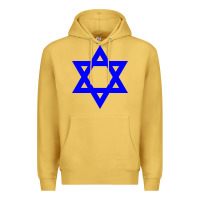 Antique Gold star of david Premium Hoodie - linhVisuals