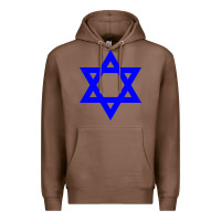 Chestnut star of david Premium Hoodie - linhVisuals