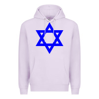 Lilac star of david Premium Hoodie - linhVisuals