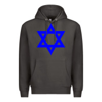 Smoke star of david Premium Hoodie - linhVisuals