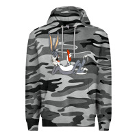 Slate Camo funny rabbit 3 Premium Hoodie - linhVisuals