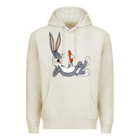 Oatmeal Heather funny rabbit 3 Premium Hoodie - linhVisuals