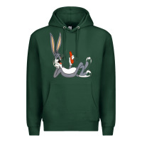 Sports Green funny rabbit 3 Premium Hoodie - linhVisuals