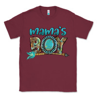 Burgundy Mama's boy Mother's Day Classic Tee - FaDigitalArtStudio