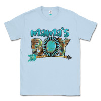 Dusty Blue Mama's boy Mother's Day Classic Tee - FaDigitalArtStudio