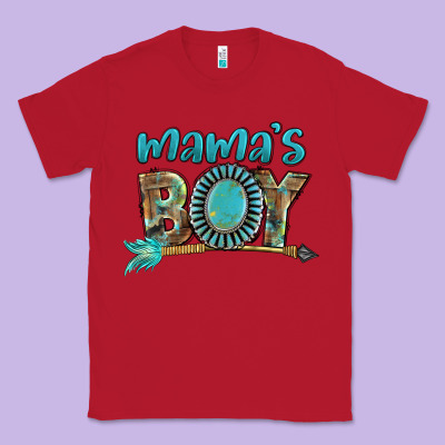 Mama's Boy Mother's Day Classic Tee Designed By Fadigitalartstudio