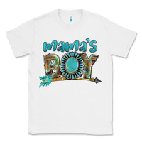 White Mama's boy Mother's Day Classic Tee - FaDigitalArtStudio