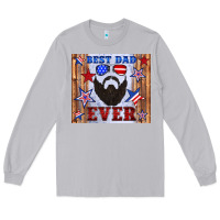 Moon Dust best dad ever american flag Long Sleeve Tee - Artiststas