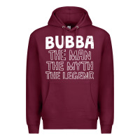 Burgundy bubba, the man, the myth, the legend Premium Hoodie - linhVisuals