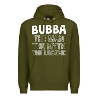 Army Green bubba, the man, the myth, the legend Premium Hoodie - linhVisuals