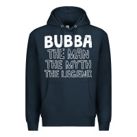 Navy bubba, the man, the myth, the legend Premium Hoodie - linhVisuals