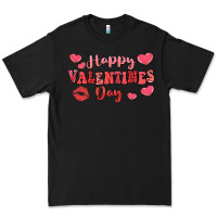 Black happy valentine's day Premium Tee - LillyAllenDesigns