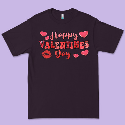 Happy Valentine's Day Premium Tee Designed By Lillyallendesigns