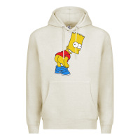Oatmeal Heather TRIPY BART SIMPSONS Premium Hoodie - linhVisuals