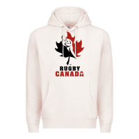 Pale Pink canada rugby Premium Hoodie - linhVisuals