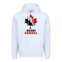 White canada rugby Premium Hoodie - linhVisuals