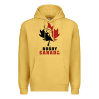 Antique Gold canada rugby Premium Hoodie - linhVisuals
