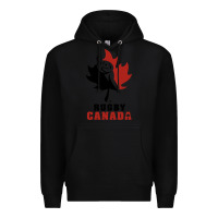 Black canada rugby Premium Hoodie - linhVisuals