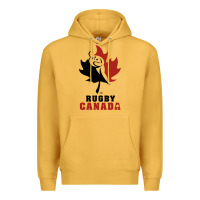 Mustard canada rugby Premium Hoodie - linhVisuals